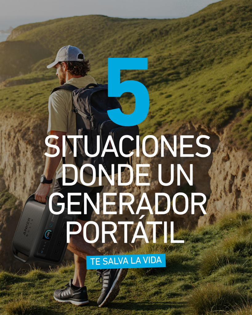 Nunca sabes en que momento vas a necesitar tu estación de energía portátil.