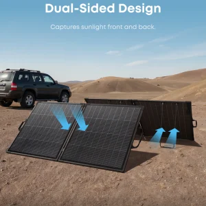 Panel Solar Anker SOLIX PS200 200W Bifacial Plegable MC4